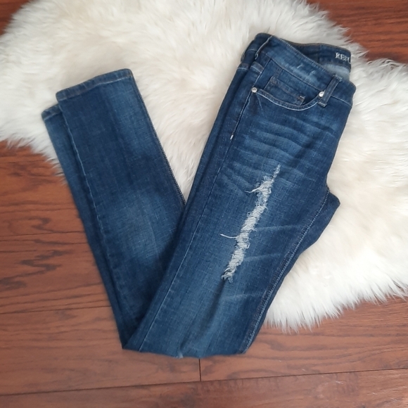 Reflex Denim - Reflex Straight leg Distressed Jeans